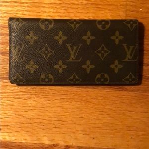 Vintage Louis Vuitton checkbook wallet authentic